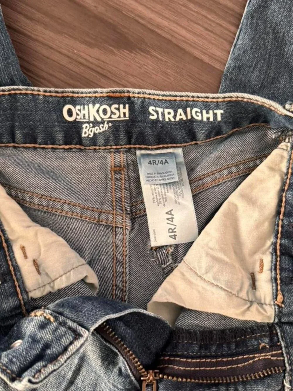 OshKosh boy straight jeans 4R
